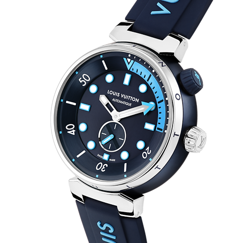 Tambour Street Diver, orologio automatico, 44 mm, acciaio Orologi Tutti gli orologi } | LOUIS VUITTON (Zoom prodotto)