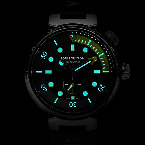 Tambour Street Diver, orologio automatico, 44 mm, acciaio Orologi Tutti gli orologi } | LOUIS VUITTON (Zoom prodotto)