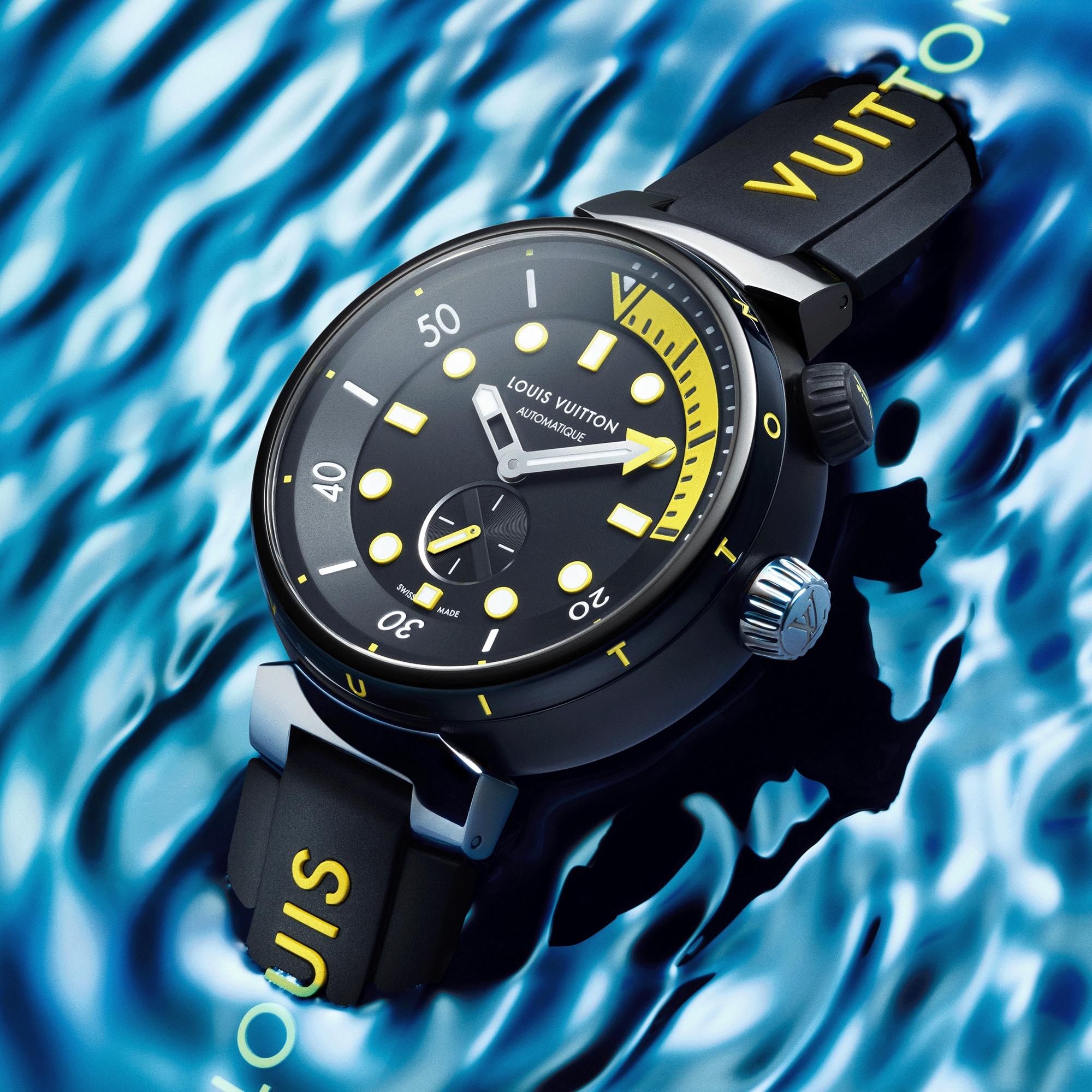 Tambour Street Diver, orologio automatico, 44 mm, acciaio  Orologi Tutti gli orologi } | LOUIS VUITTON (Zoom prodotto)