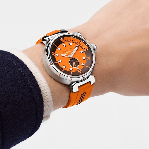 Tambour Street Diver, orologio automatico, 44 mm, acciaio Orologi Tutti gli orologi } | LOUIS VUITTON (Zoom prodotto)