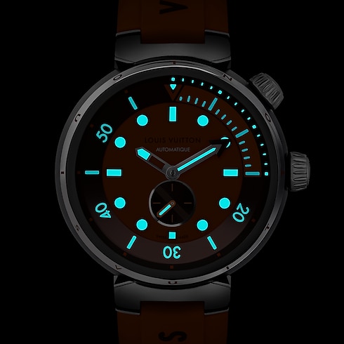 Tambour Street Diver, orologio automatico, 44 mm, acciaio Orologi Tutti gli orologi } | LOUIS VUITTON (Zoom prodotto)