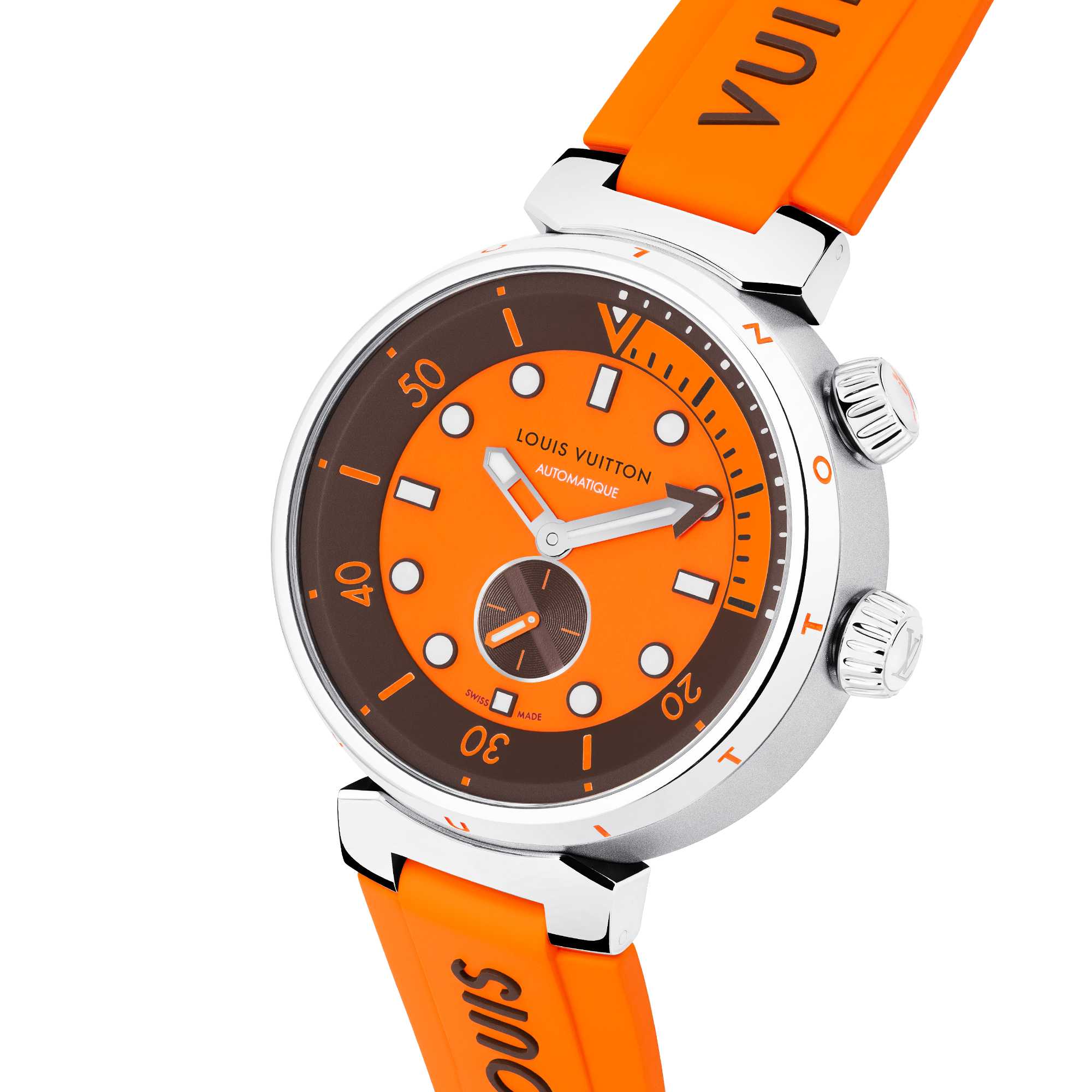 Tambour Street Diver, orologio automatico, 44 mm, acciaio  Orologi Tutti gli orologi } | LOUIS VUITTON (Zoom prodotto)