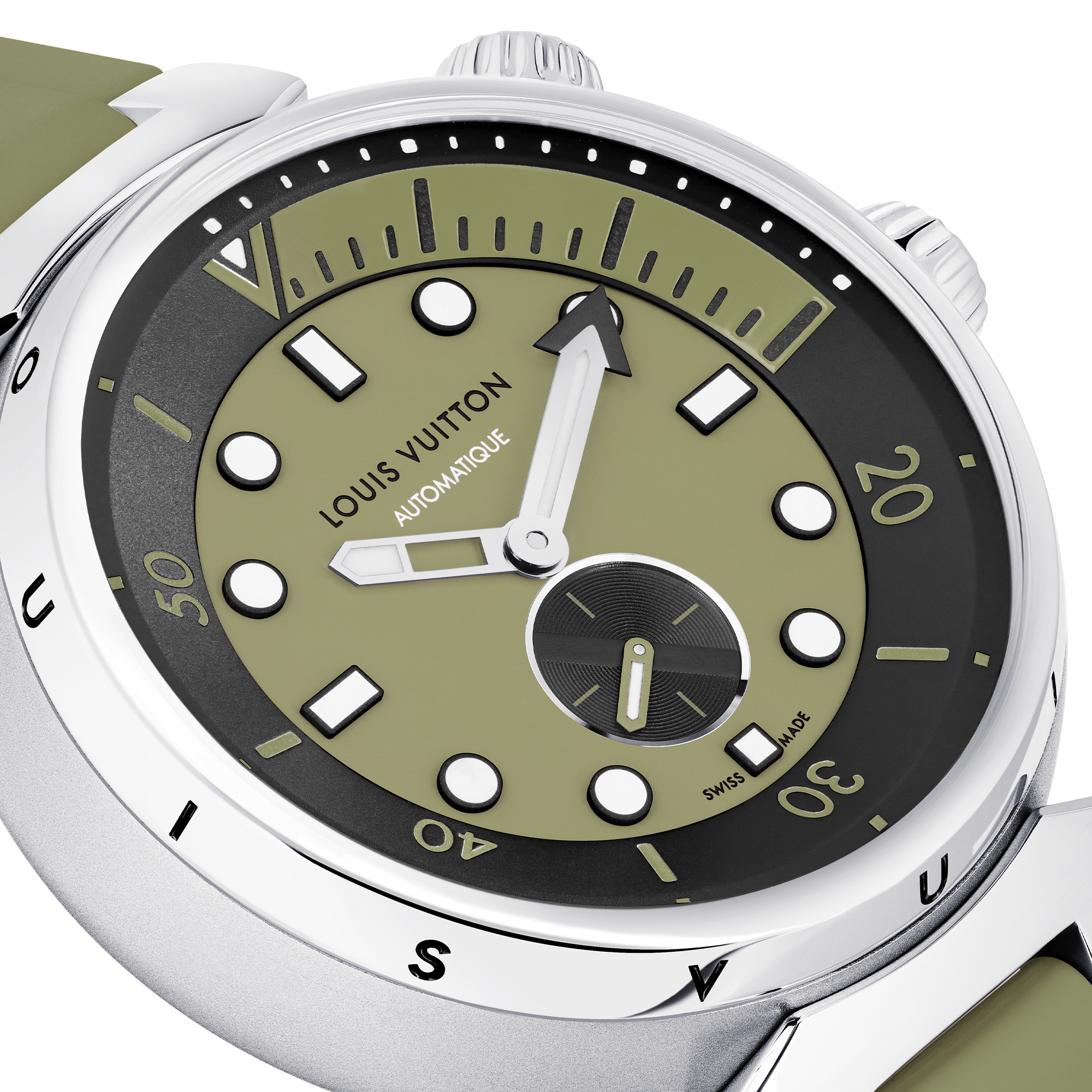 Tambour Street Diver, orologio automatico, 44 mm, acciaio  Orologi Tutti gli orologi } | LOUIS VUITTON (Zoom prodotto)