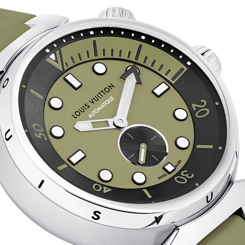Tambour Street Diver, orologio automatico, 44 mm, acciaio Orologi Tutti gli orologi } | LOUIS VUITTON (Zoom prodotto)