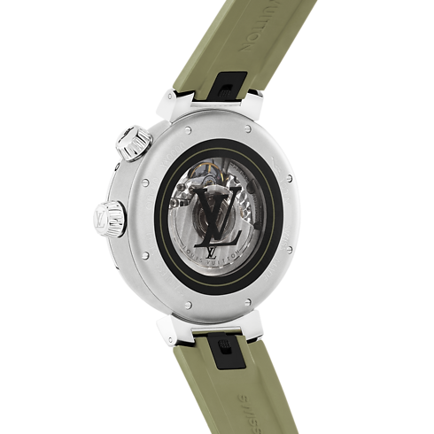 Tambour Street Diver, orologio automatico, 44 mm, acciaio Orologi Tutti gli orologi } | LOUIS VUITTON (Zoom prodotto)