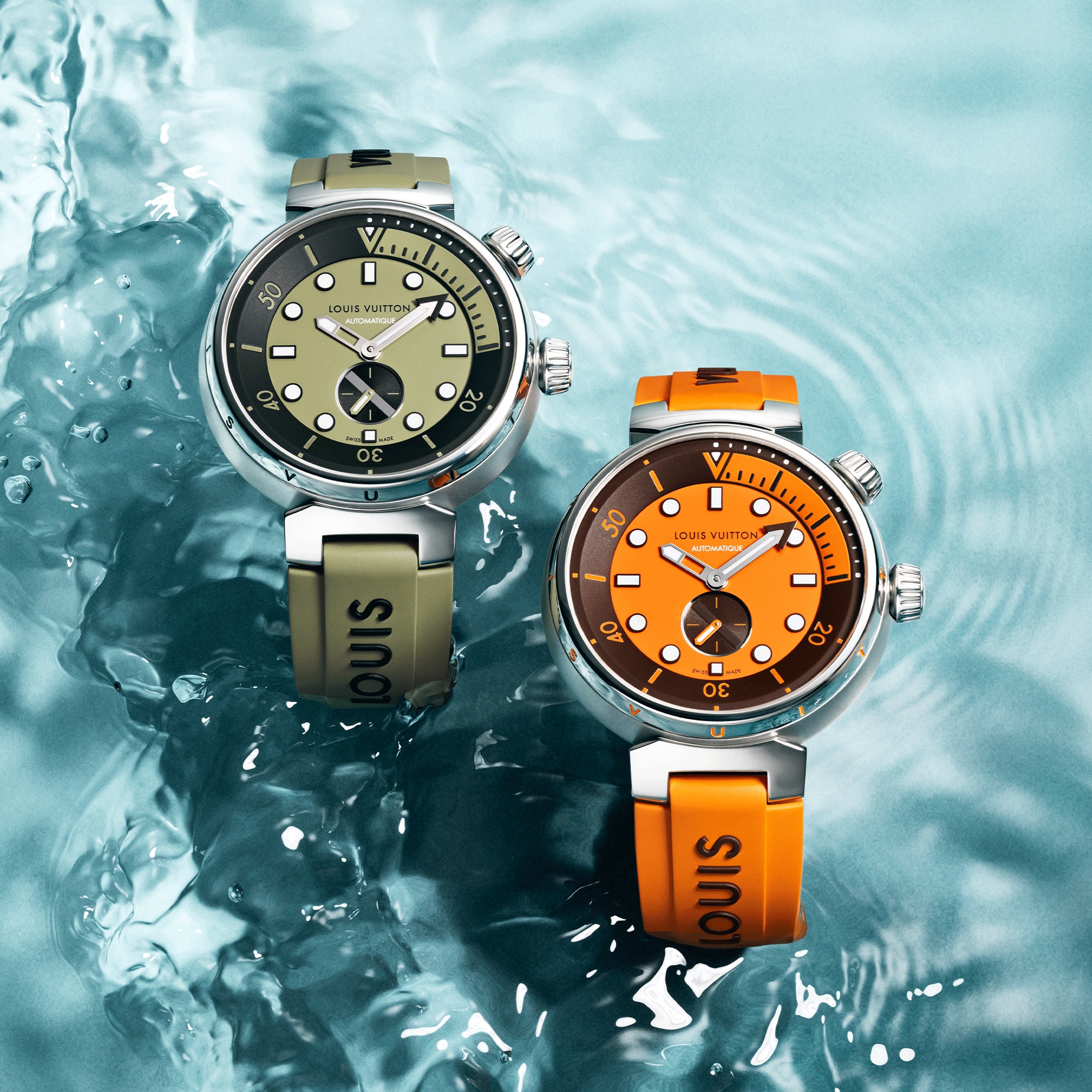 Tambour Street Diver, orologio automatico, 44 mm, acciaio  Orologi Tutti gli orologi } | LOUIS VUITTON (Zoom prodotto)