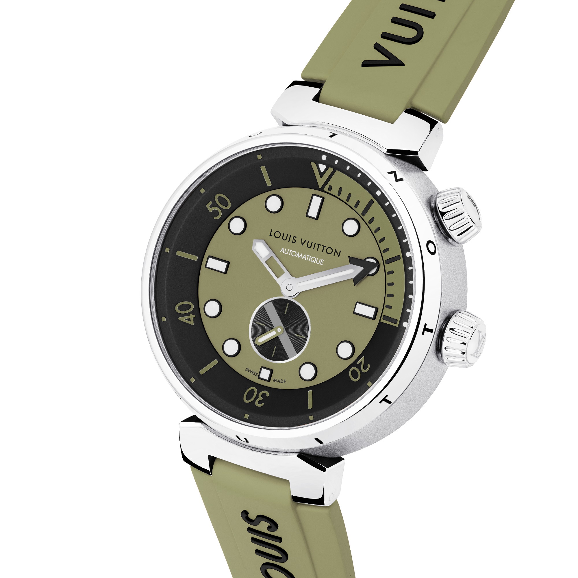 Tambour Street Diver, orologio automatico, 44 mm, acciaio  Orologi Tutti gli orologi } | LOUIS VUITTON (Zoom prodotto)