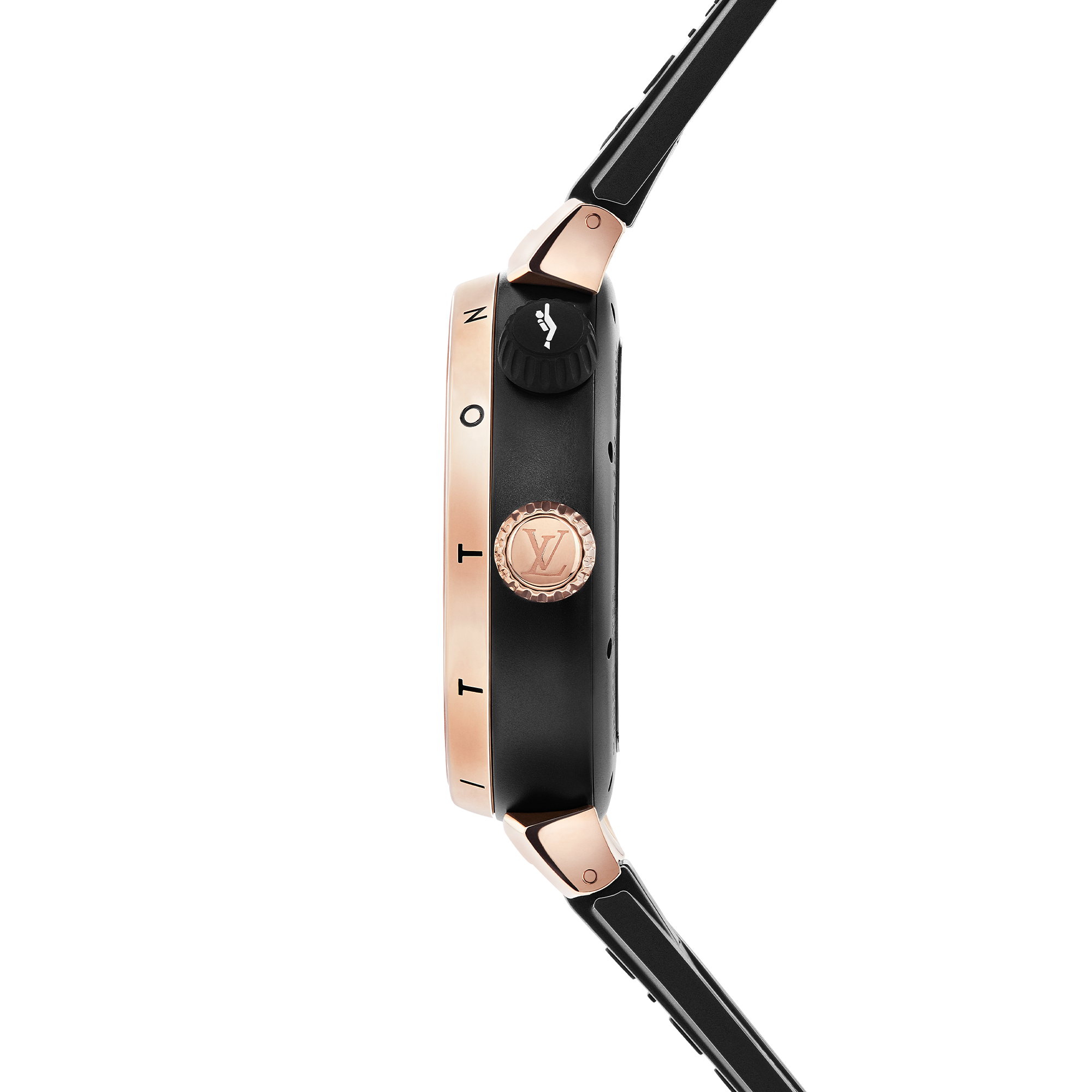 Tambour Street Diver, orologio automatico, 44 mm, acciaio e oro rosa  Orologi Tutti gli orologi } | LOUIS VUITTON (Zoom prodotto)