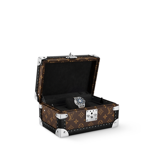 Tambour Taiko Spin Time Air, orologio automatico, 42,5 mm, oro bianco, occhio di falco e diamanti Orologi Tutti gli orologi } | LOUIS VUITTON (Zoom prodotto)