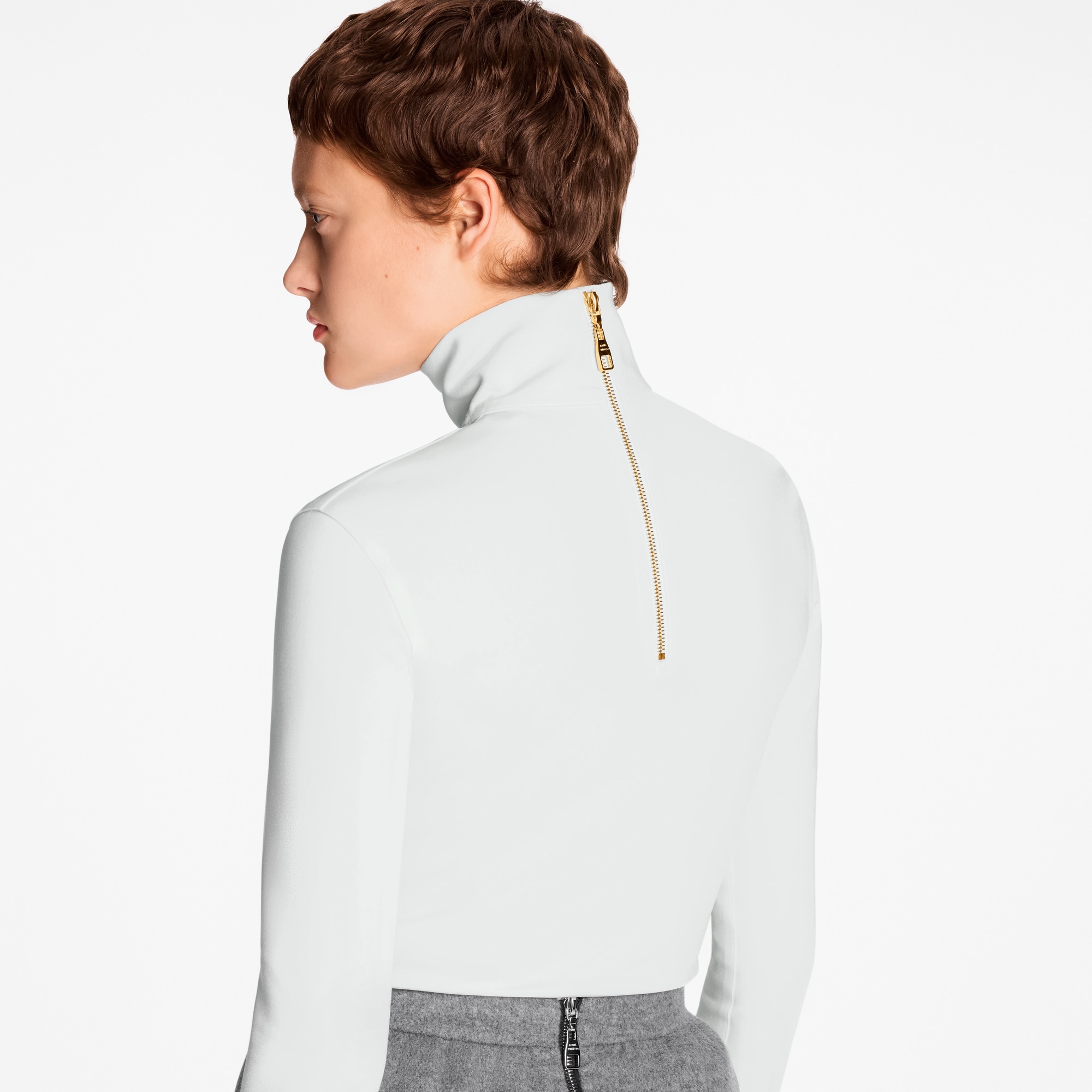 Top a maniche lunghe con collana e lucchetto  Donna Abbigliamento Camicie e T-Shirt | LOUIS VUITTON (Zoom prodotto)