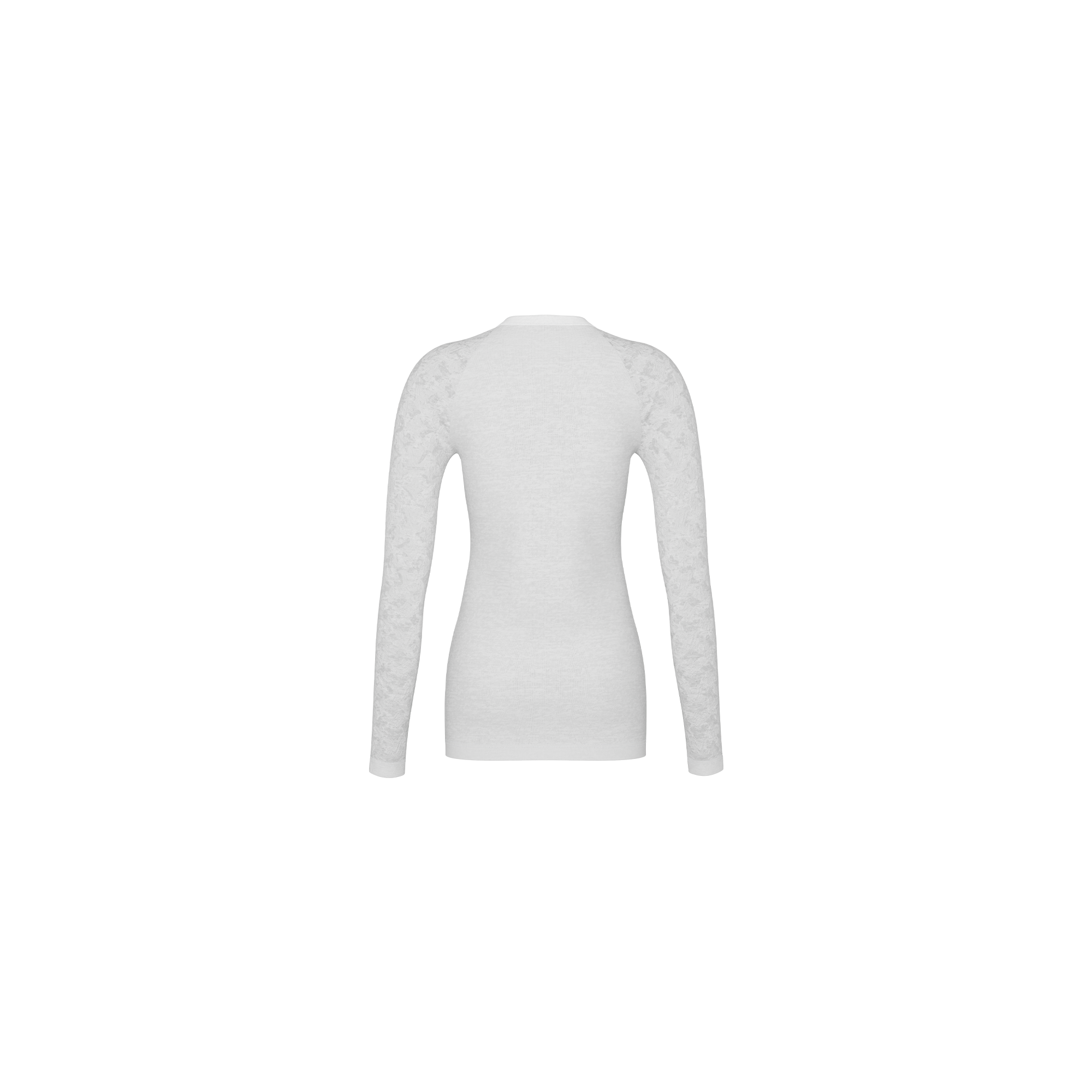 Top a maniche lunghe con dettagli di motivo Monogram  Donna Abbigliamento Camicie e T-Shirt | LOUIS VUITTON (Zoom prodotto)