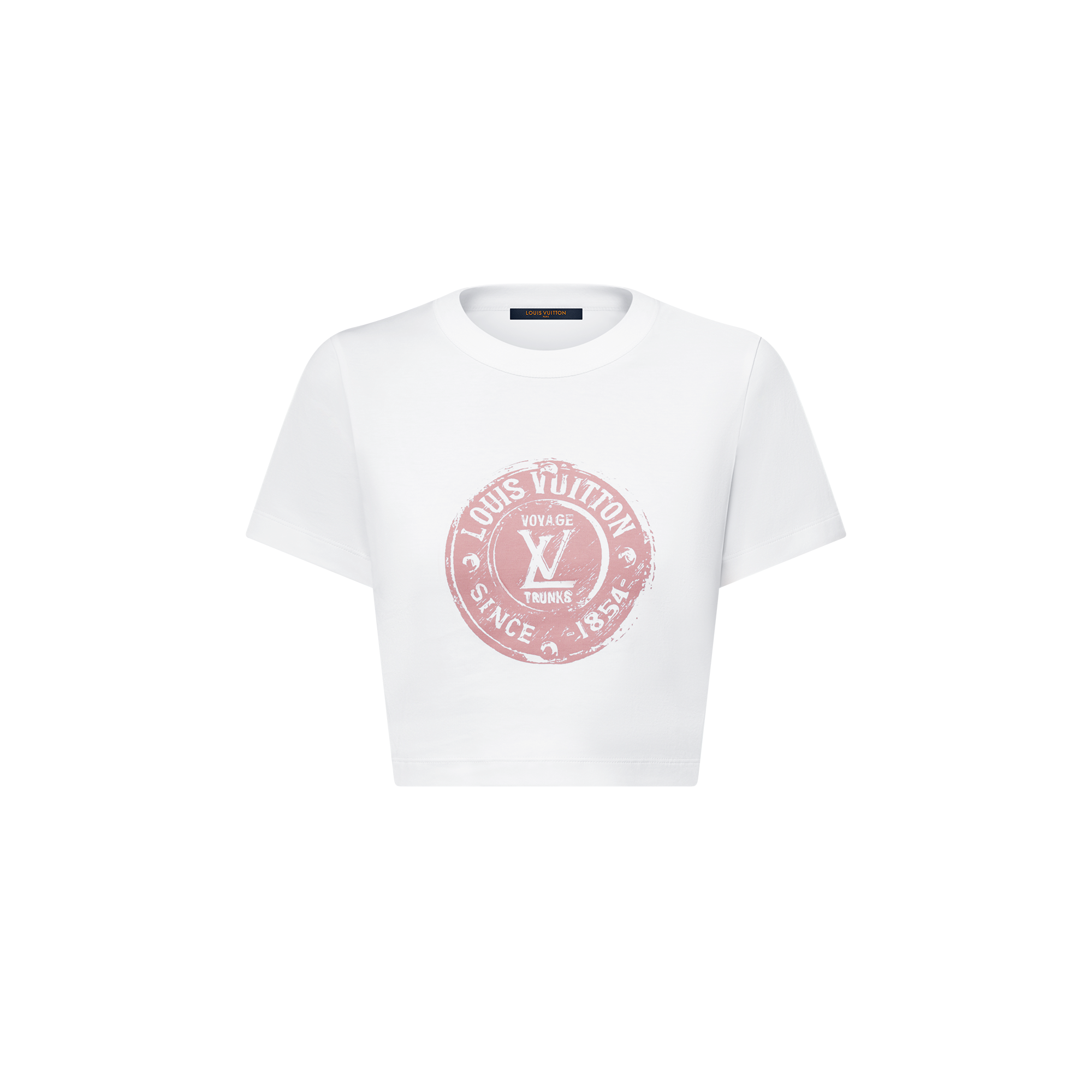 Top corto con motivo LV Stamp  Donna Abbigliamento Camicie e T-Shirt | LOUIS VUITTON (Zoom prodotto)
