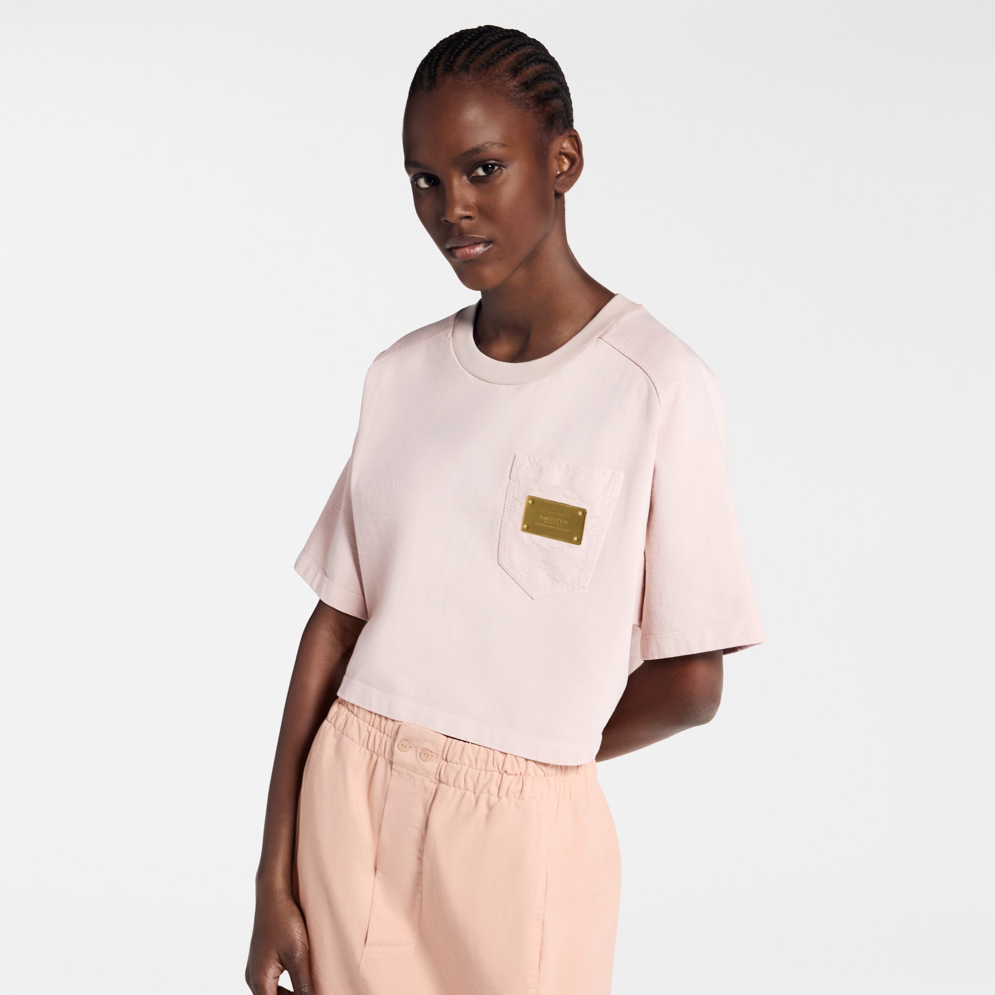Top corto con tasca iconica  Donna Abbigliamento Camicie e T-Shirt | LOUIS VUITTON (Zoom prodotto)