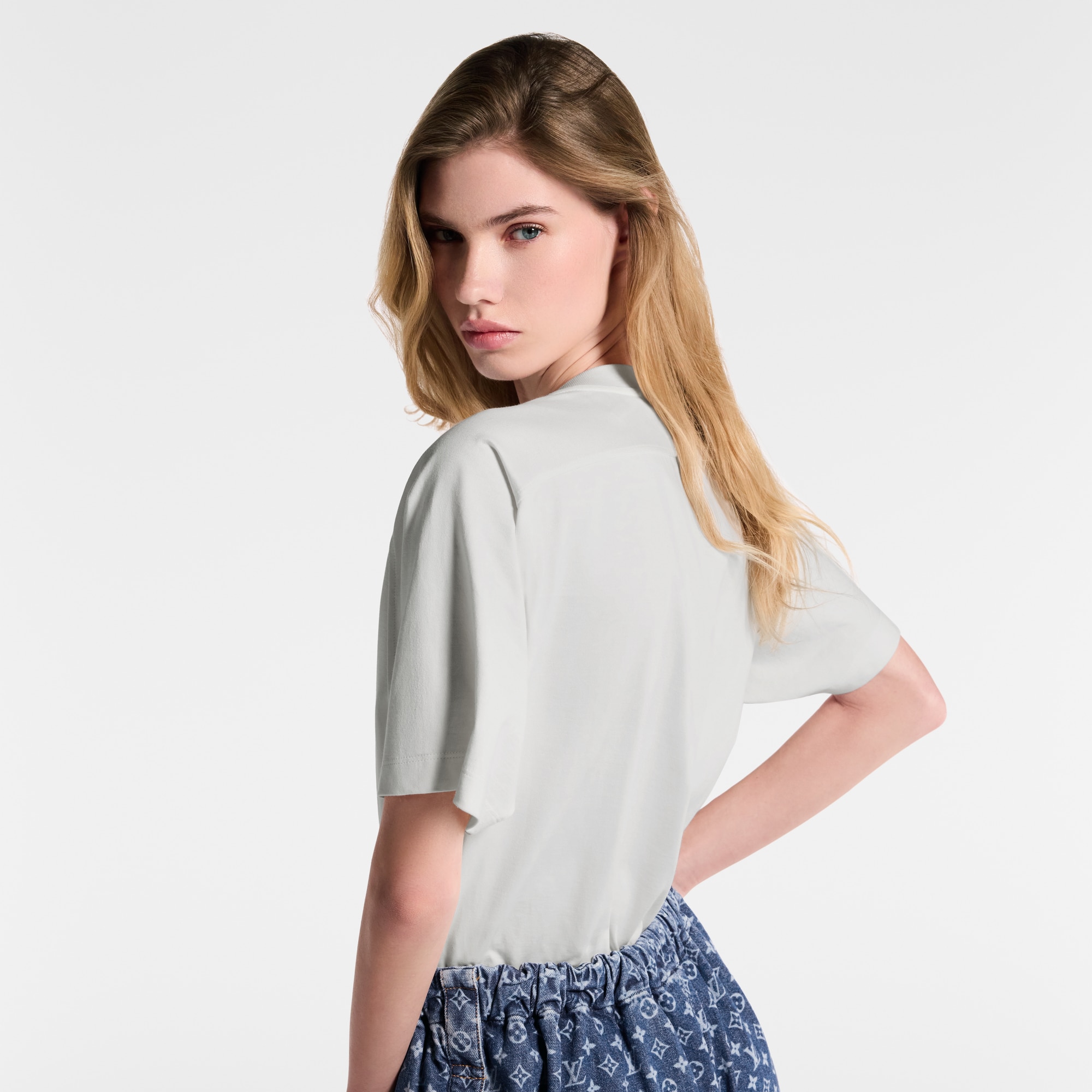 Top corto con tasca iconica  Donna Abbigliamento Camicie e T-Shirt | LOUIS VUITTON (Zoom prodotto)