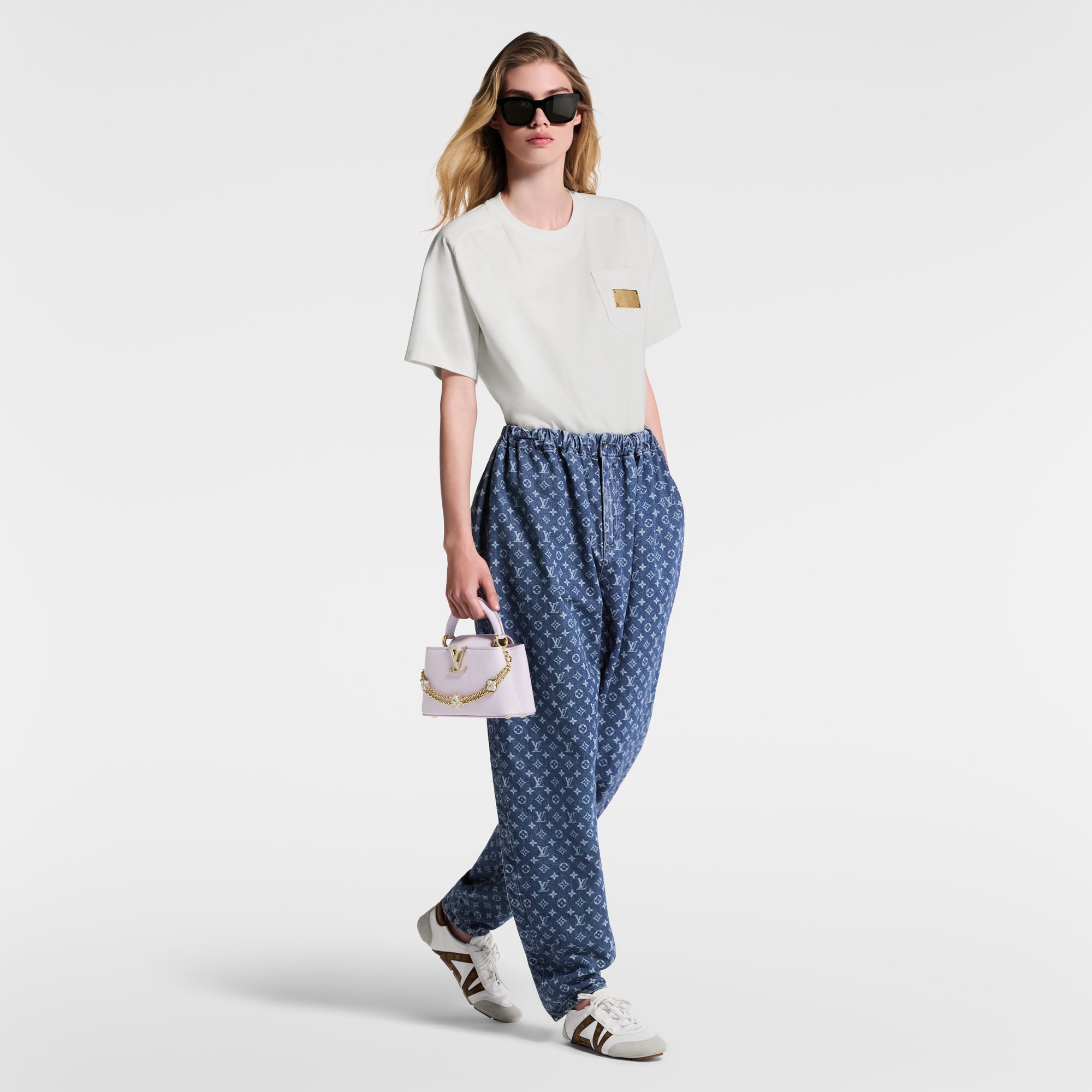 Top corto con tasca iconica  Donna Abbigliamento Camicie e T-Shirt | LOUIS VUITTON (Zoom prodotto)