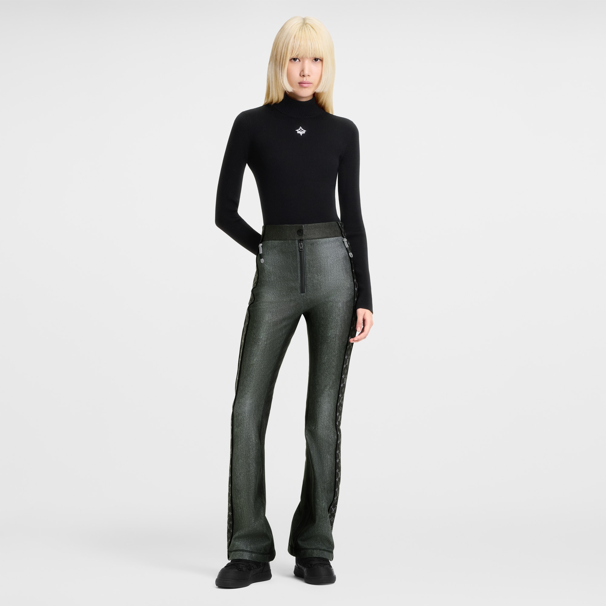 Top in maglia a coste a maniche lunghe  Donna Abbigliamento Maglieria | LOUIS VUITTON (Zoom prodotto)