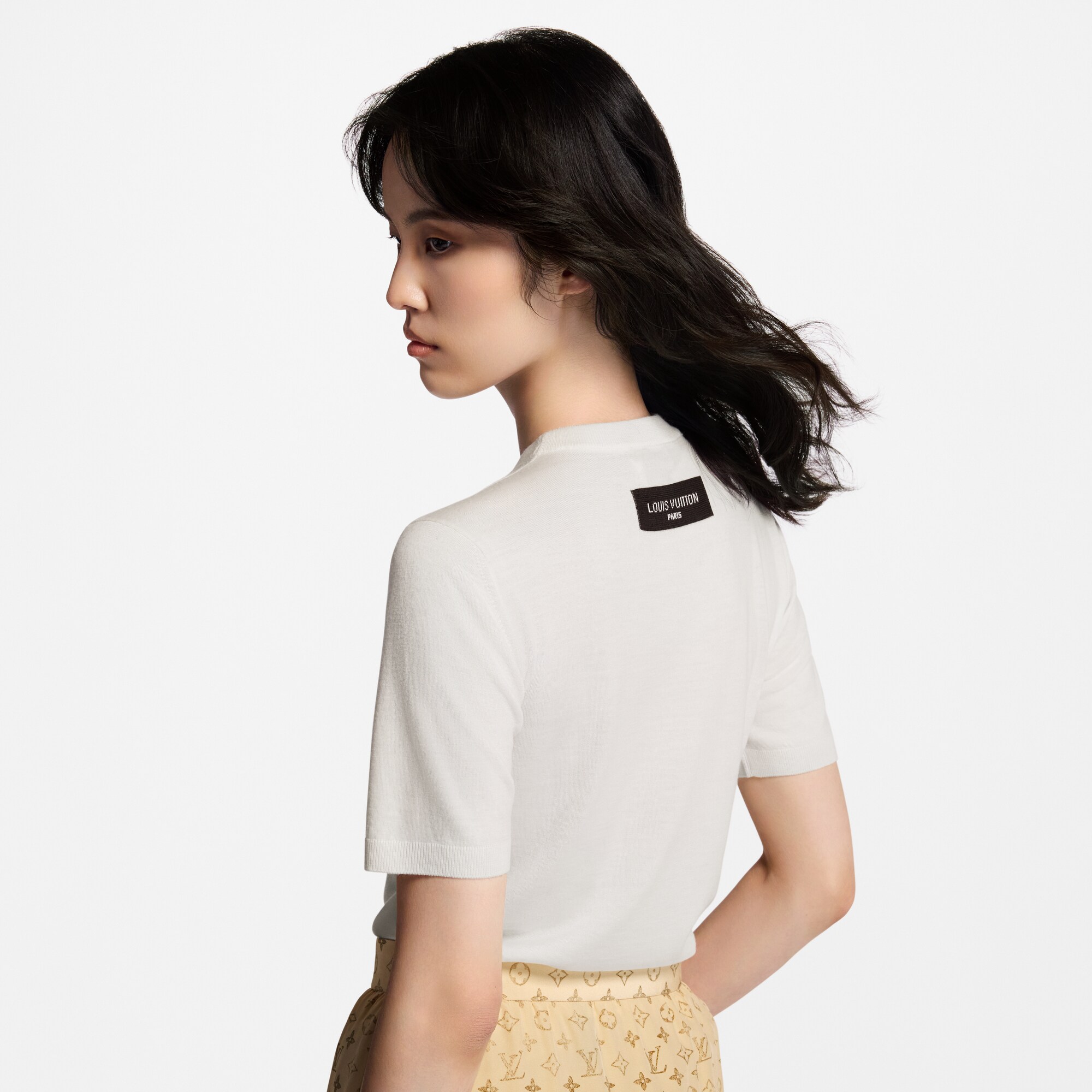 Top in maglia con dettaglio iconico  Donna Abbigliamento Camicie e T-Shirt | LOUIS VUITTON (Zoom prodotto)