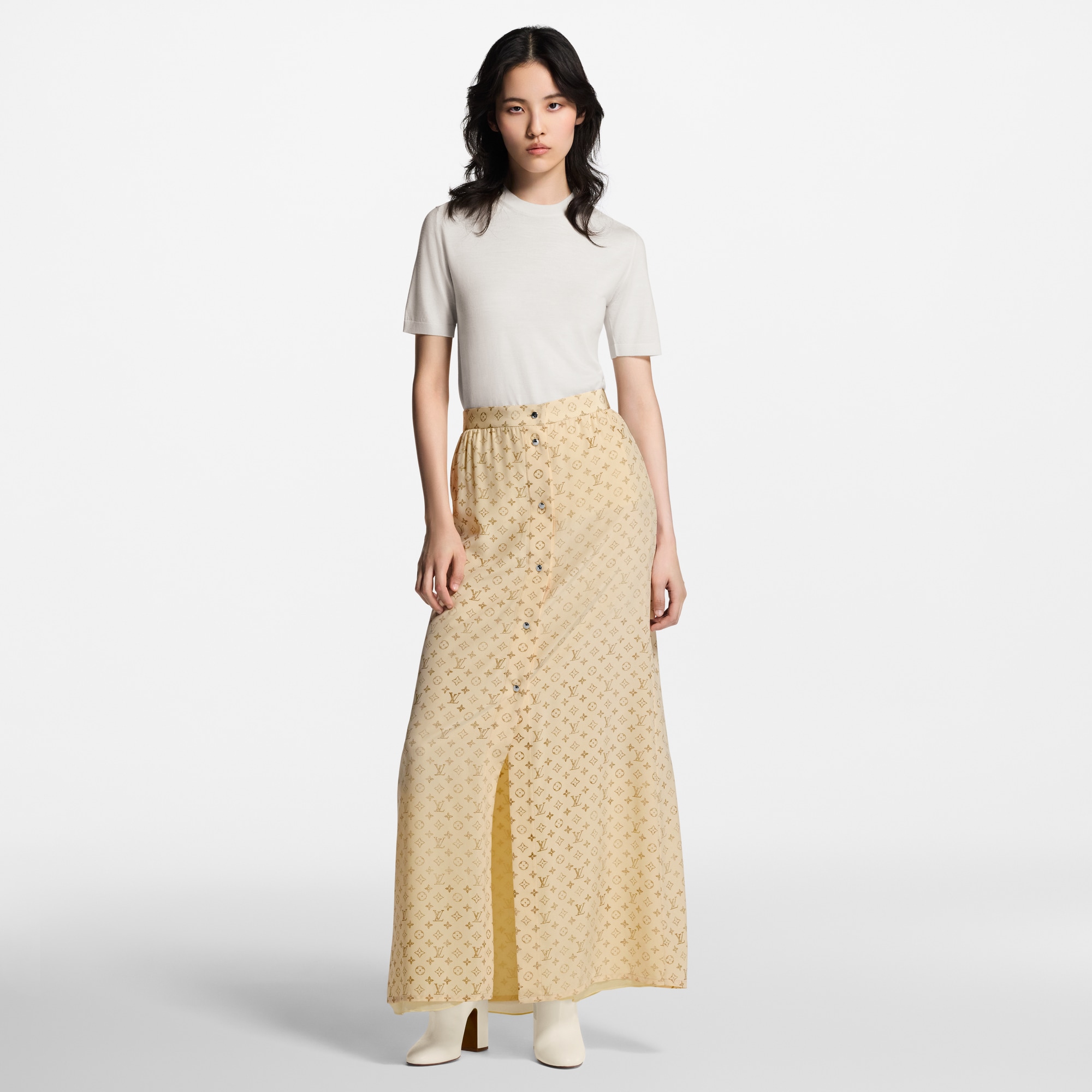 Top in maglia con dettaglio iconico  Donna Abbigliamento Camicie e T-Shirt | LOUIS VUITTON (Zoom prodotto)