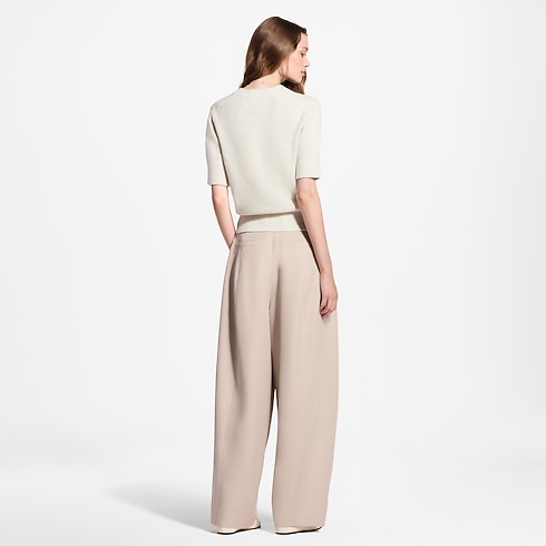 Top in maglia con firma in corsivo Donna Abbigliamento Maglieria | LOUIS VUITTON (Zoom prodotto)