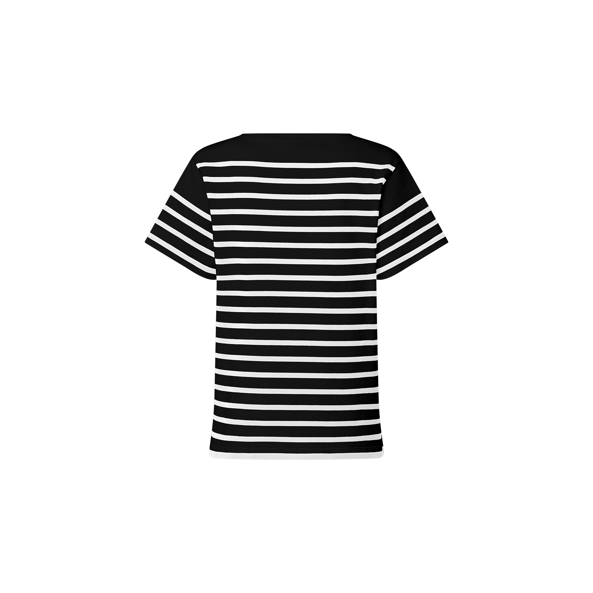 Top in maglia con motivo a righe e firma  Donna Abbigliamento Camicie e T-Shirt | LOUIS VUITTON (Zoom prodotto)
