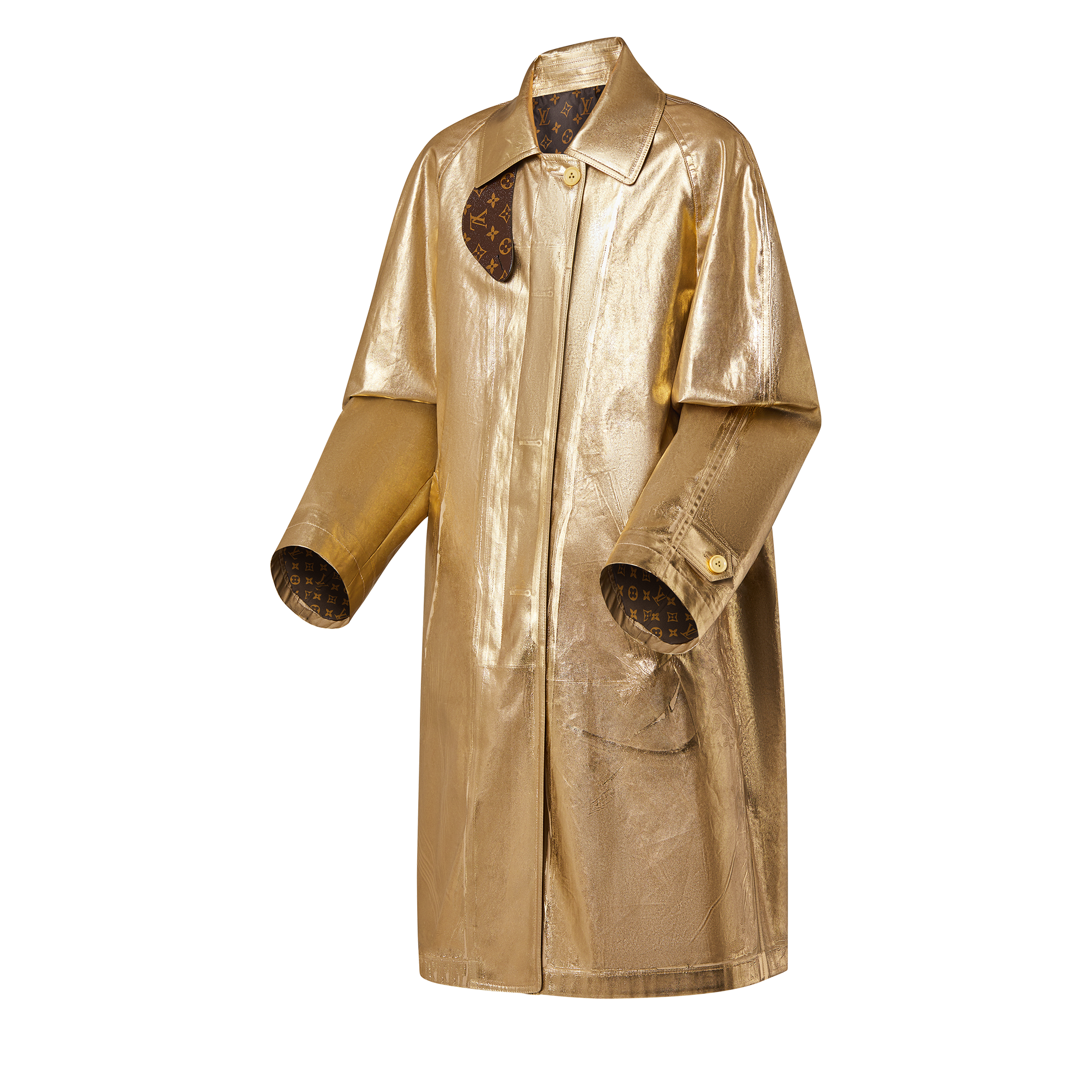 Trench color Oro  Uomo Discontinued Product Obs 7 | LOUIS VUITTON (Zoom prodotto)