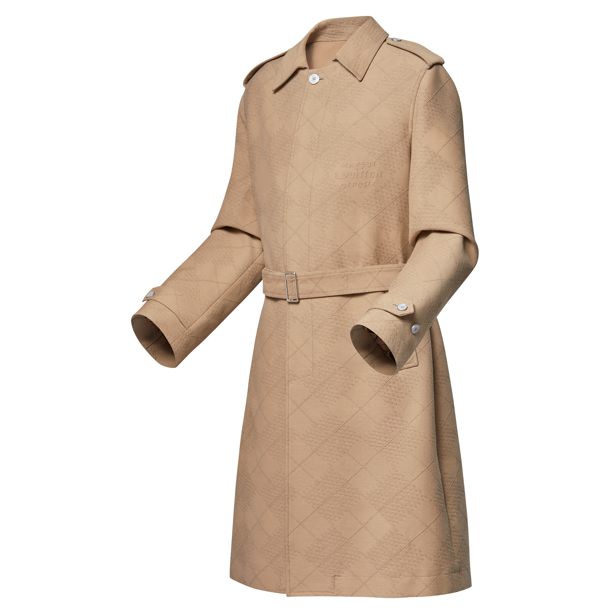 Trench in misto cotone e seta  Uomo Abbigliamento Capispalla e Cappotti | LOUIS VUITTON (Zoom prodotto)