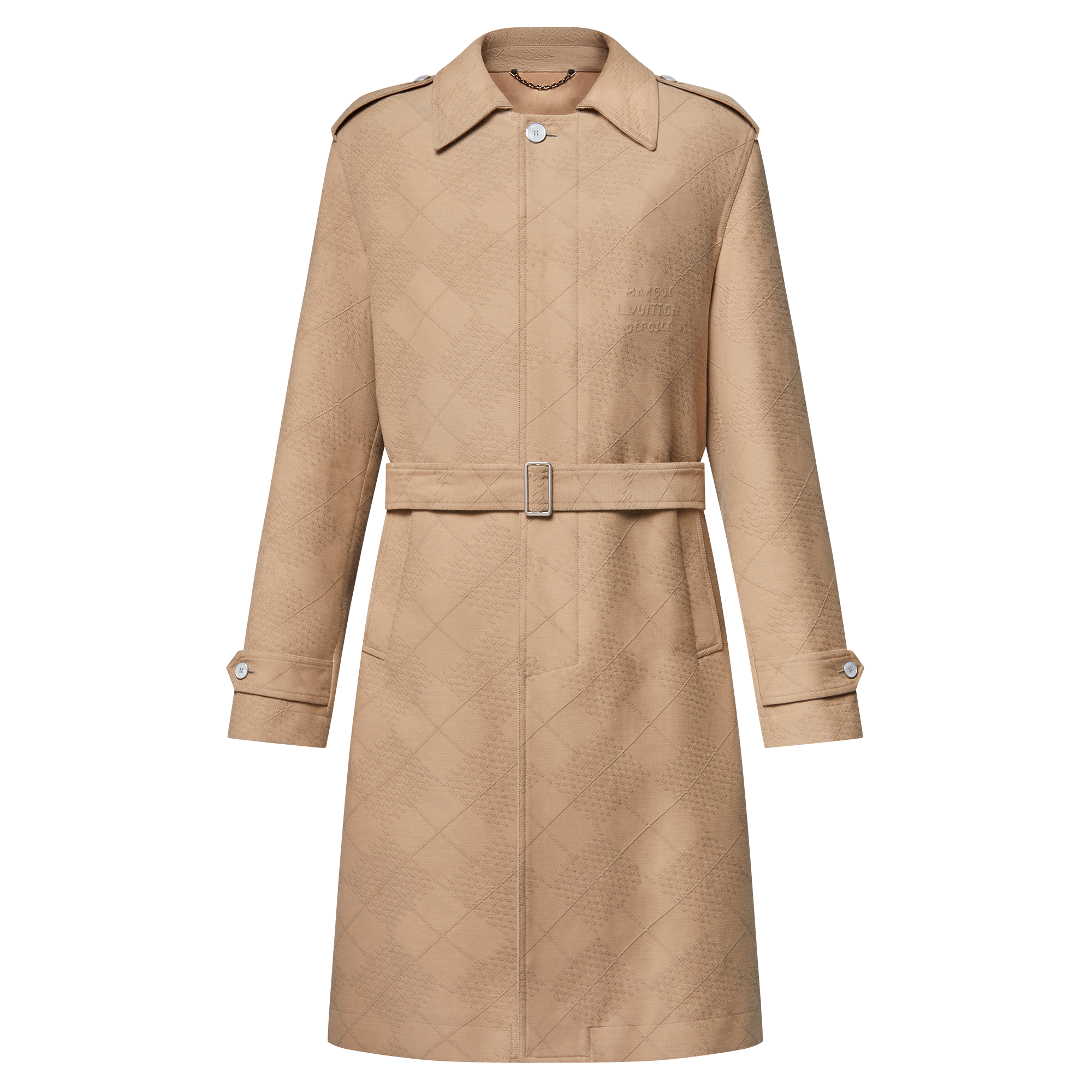 Trench in misto cotone e seta  Uomo Abbigliamento Capispalla e Cappotti | LOUIS VUITTON (Zoom prodotto)