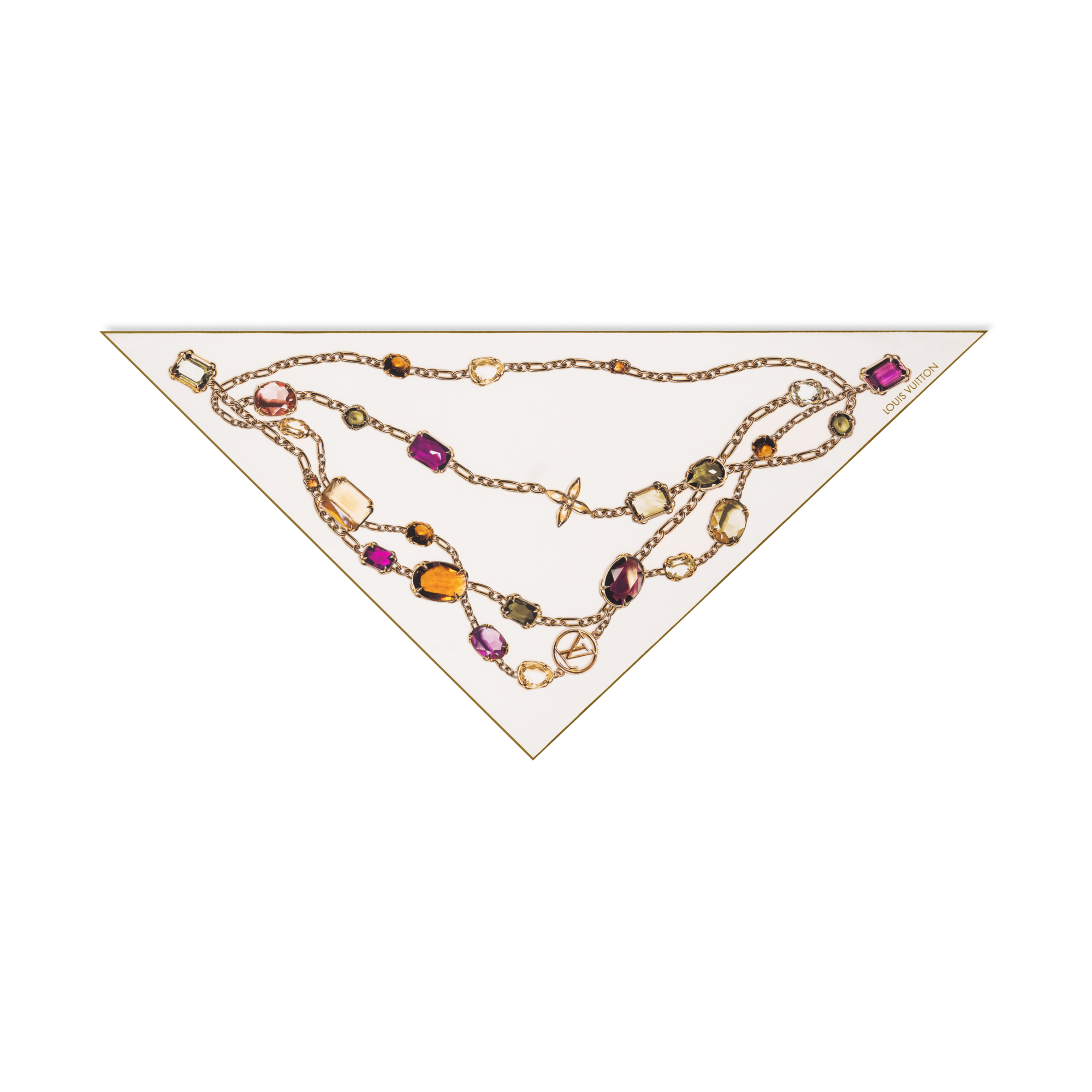 Triangolo in seta Heirloom S00 Donna Accessori Foulard in seta e Bandeaux | LOUIS VUITTON (Zoom prodotto)