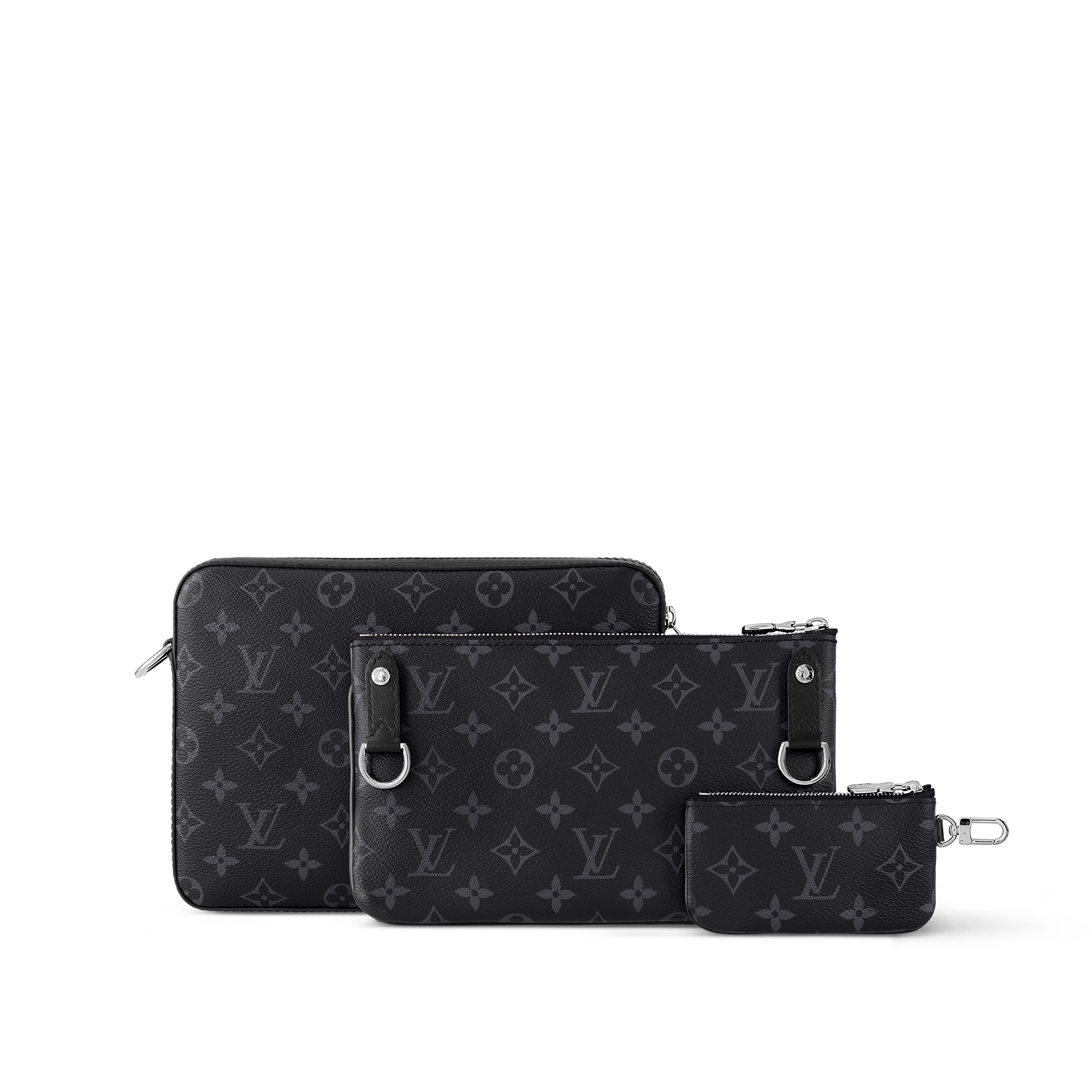 Trio Messenger Monogram Eclipse Uomo Borse da Uomo Tutte le borse | LOUIS VUITTON (Zoom prodotto)