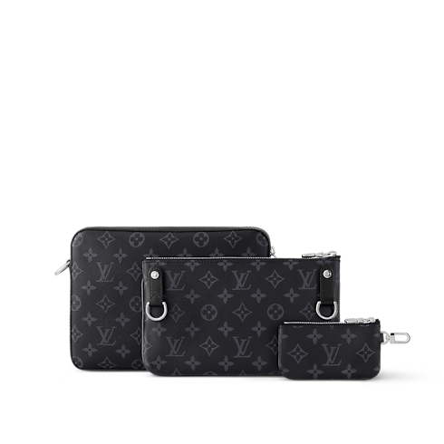 Trio Messenger Monogram Eclipse Uomo Borse da Uomo Tutte le borse | LOUIS VUITTON (Zoom prodotto)