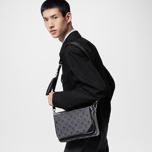 Trio Messenger Monogram Eclipse Uomo Borse da Uomo Tutte le borse | LOUIS VUITTON (Zoom prodotto)