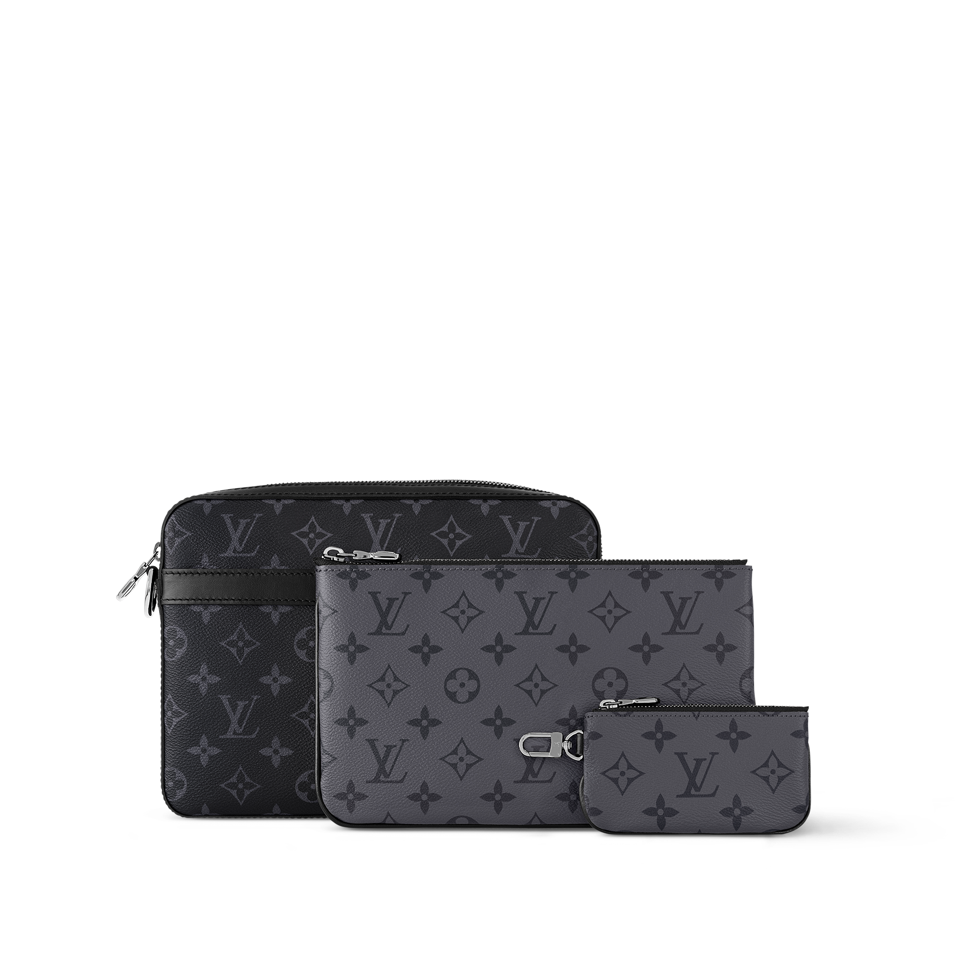 Trio Messenger Monogram Eclipse Uomo Borse da Uomo Tutte le borse | LOUIS VUITTON (Zoom prodotto)