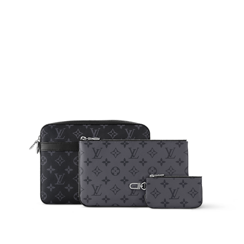 Trio Messenger Monogram Eclipse Uomo Borse da Uomo Tutte le borse | LOUIS VUITTON (Zoom prodotto)