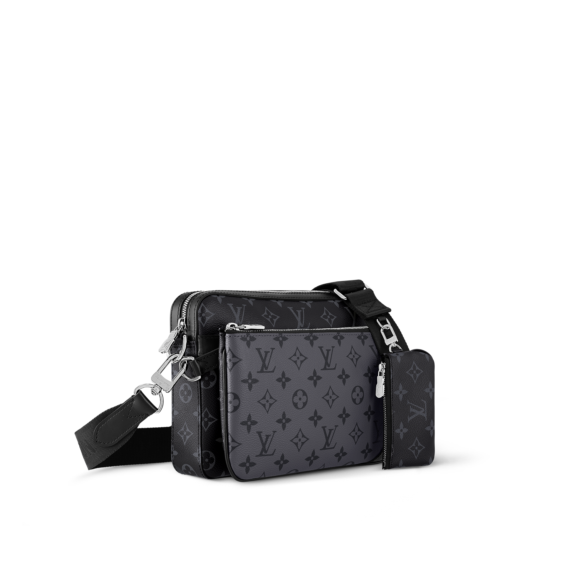 Trio Messenger Monogram Eclipse Uomo Borse da Uomo Tutte le borse | LOUIS VUITTON (Zoom prodotto)