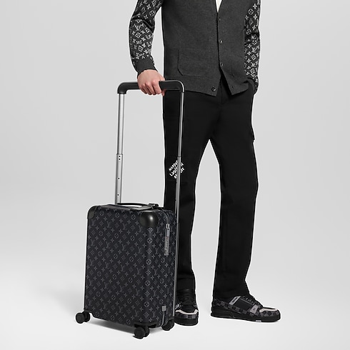 Trolley Horizon 50 Tela Monogram Eclipse Uomo Viaggio Valigie con Rotelle | LOUIS VUITTON (Zoom prodotto)