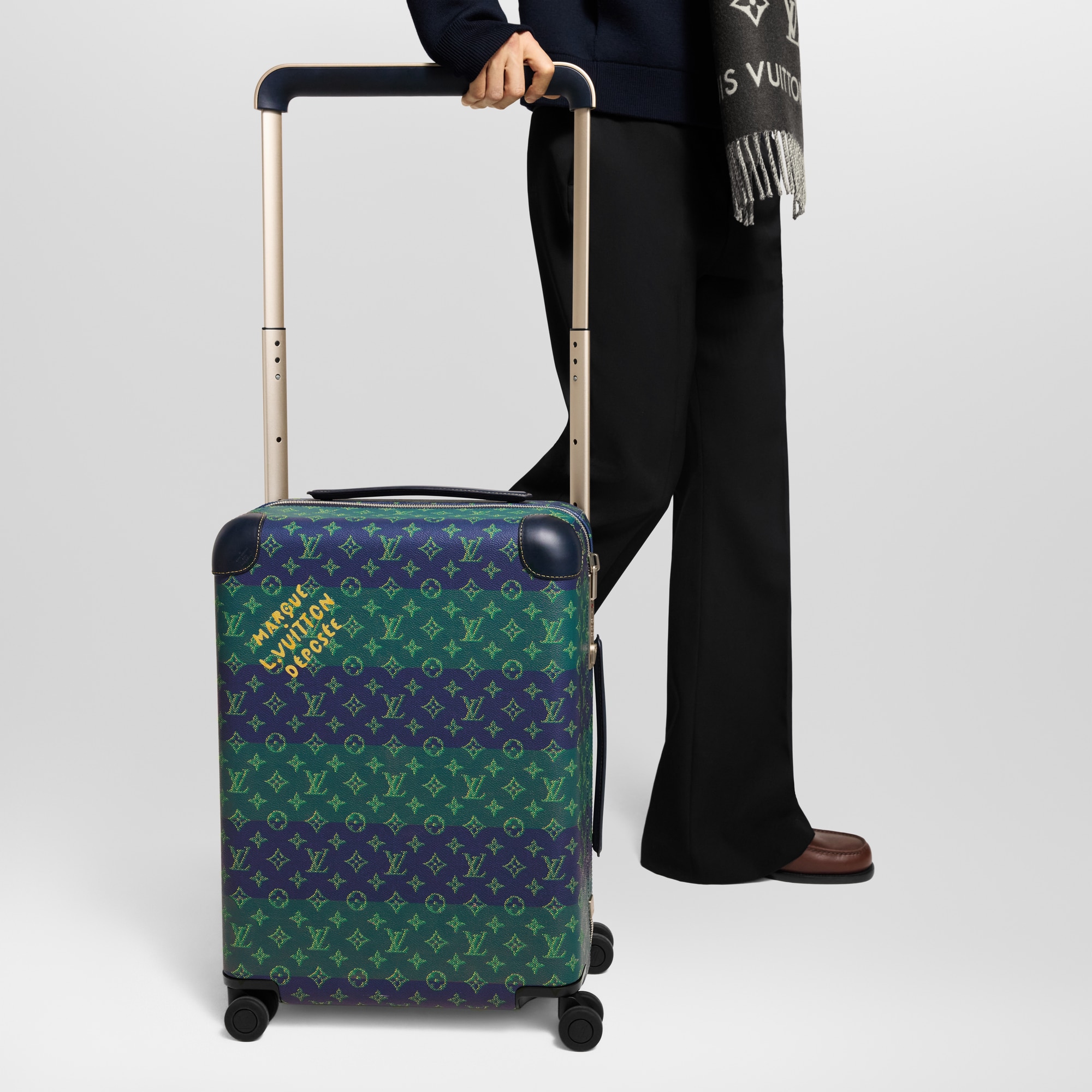 Trolley Horizon 55 Monogram Heritage Uomo Viaggio Valigie con Rotelle | LOUIS VUITTON (Zoom prodotto)