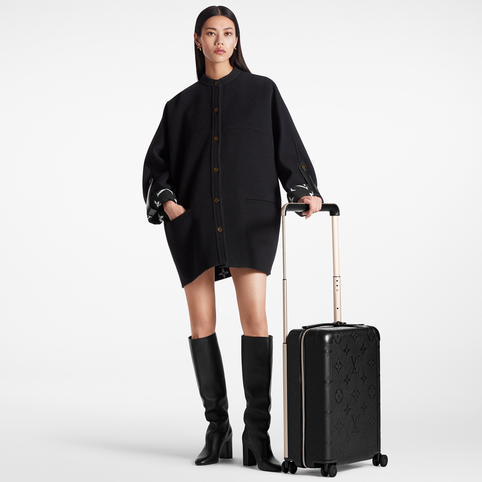 Trolley Horizon 55 Pelle Monogram Empreinte Uomo Regali per Lui Regali per Lui | LOUIS VUITTON (Zoom prodotto)