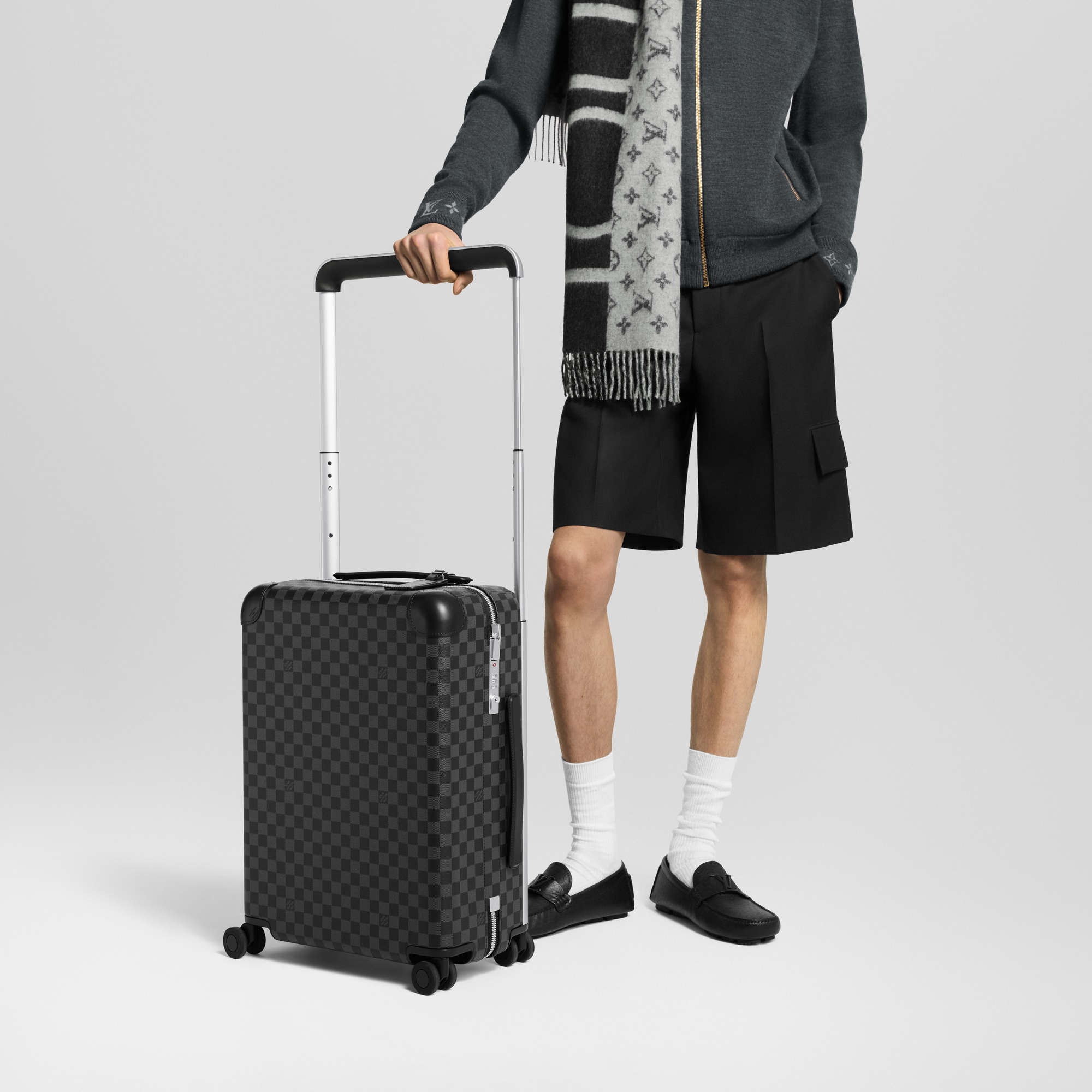 Trolley Horizon 55 Tela Damier Graphite Uomo Viaggio Collezione Horizon | LOUIS VUITTON (Zoom prodotto)