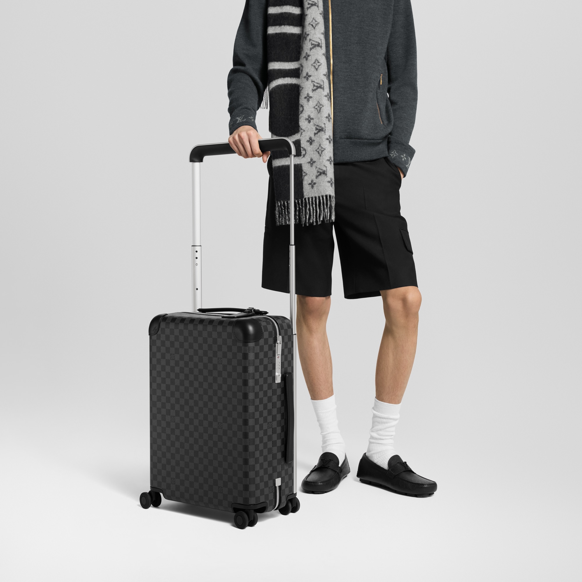 Trolley Horizon 55 Tela Damier Graphite Uomo Viaggio Collezione Horizon | LOUIS VUITTON (Zoom prodotto)