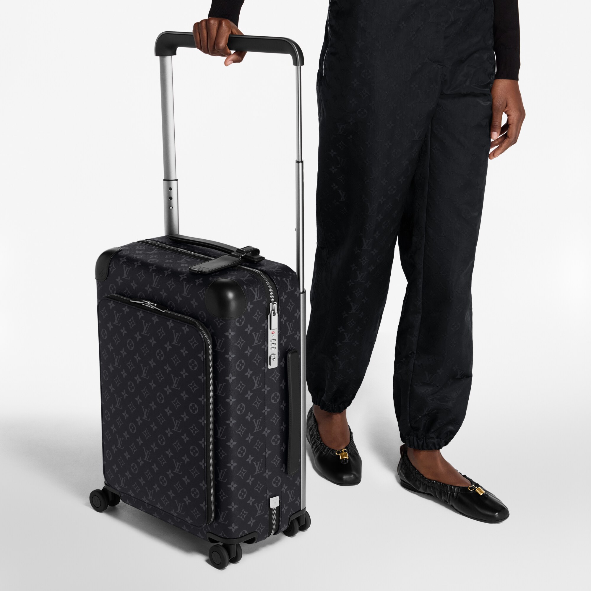 Trolley Horizon Business Tela Monogram Eclipse Uomo Viaggio Valigie con Rotelle | LOUIS VUITTON (Zoom prodotto)