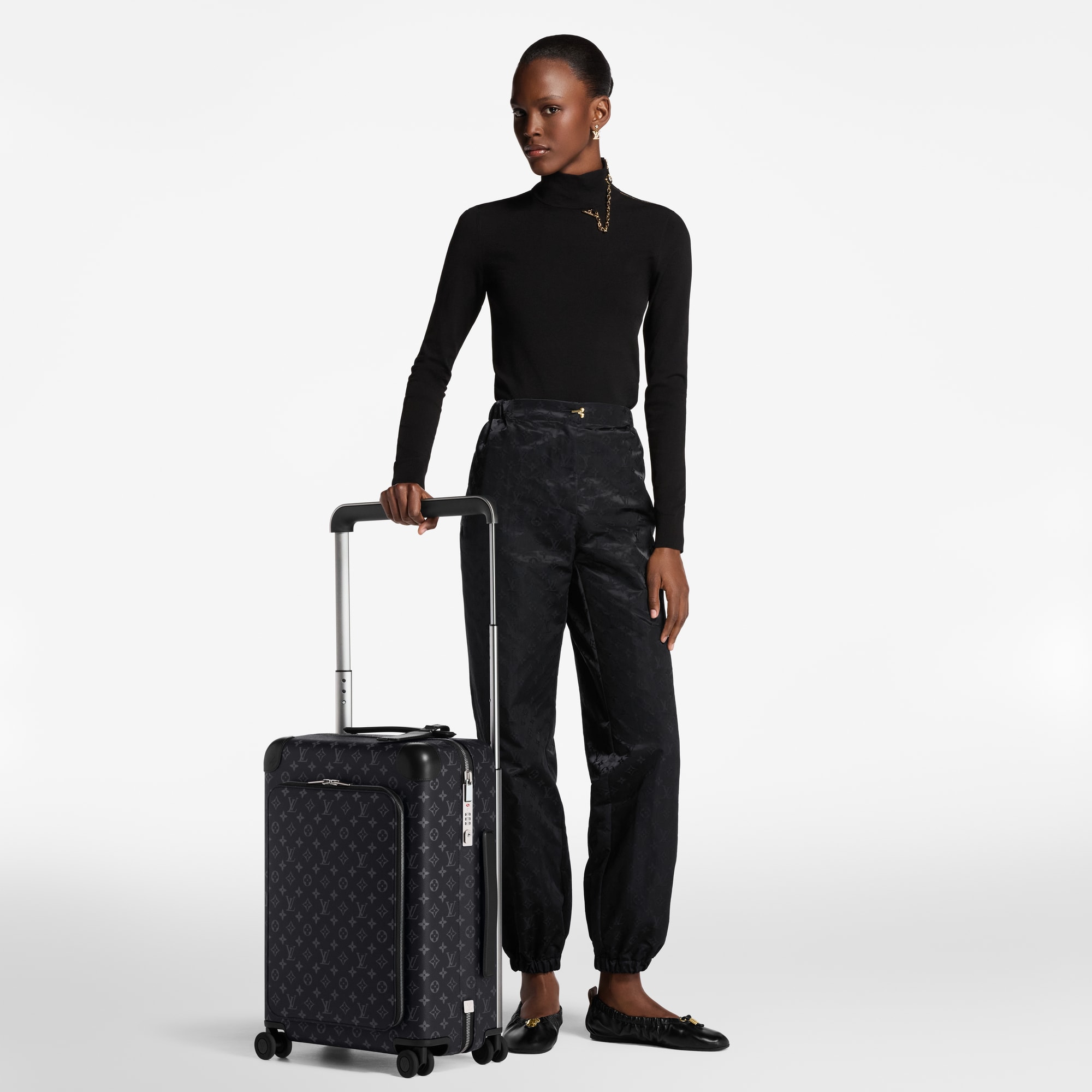 Trolley Horizon Business Tela Monogram Eclipse Uomo Viaggio Valigie con Rotelle | LOUIS VUITTON (Zoom prodotto)