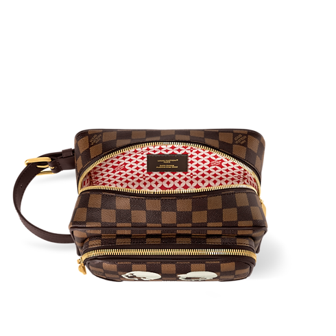Trousse toilette Dopp Kit Tela Damier Ébène Uomo Viaggio Accessori da Viaggio | LOUIS VUITTON (Zoom prodotto)