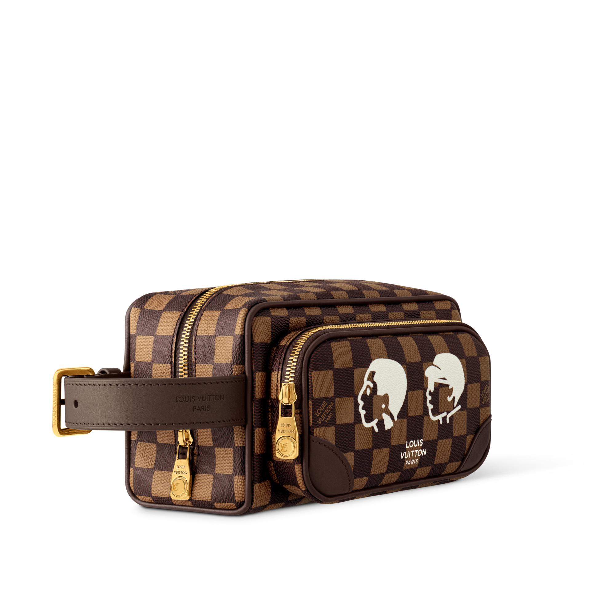 Trousse toilette Dopp Kit Tela Damier Ébène Uomo Viaggio Accessori da Viaggio | LOUIS VUITTON (Zoom prodotto)