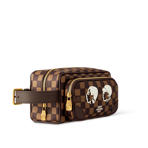 Trousse toilette Dopp Kit Tela Damier Ébène Uomo Viaggio Accessori da Viaggio | LOUIS VUITTON (Zoom prodotto)