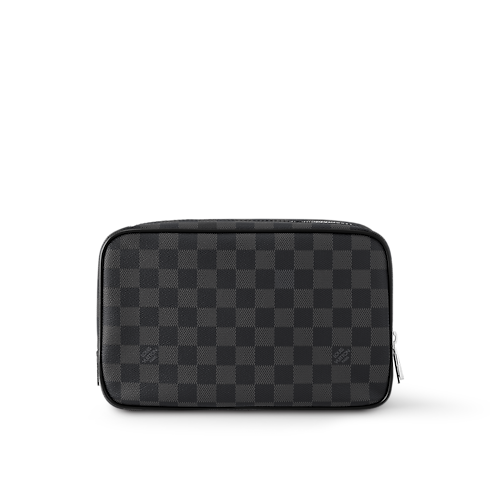 Trousse Toilette GM Tela Damier Graphite Uomo Viaggio Accessori da Viaggio | LOUIS VUITTON (Zoom prodotto)
