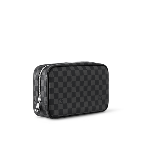 Trousse Toilette GM Tela Damier Graphite Uomo Viaggio Accessori da Viaggio | LOUIS VUITTON (Zoom prodotto)