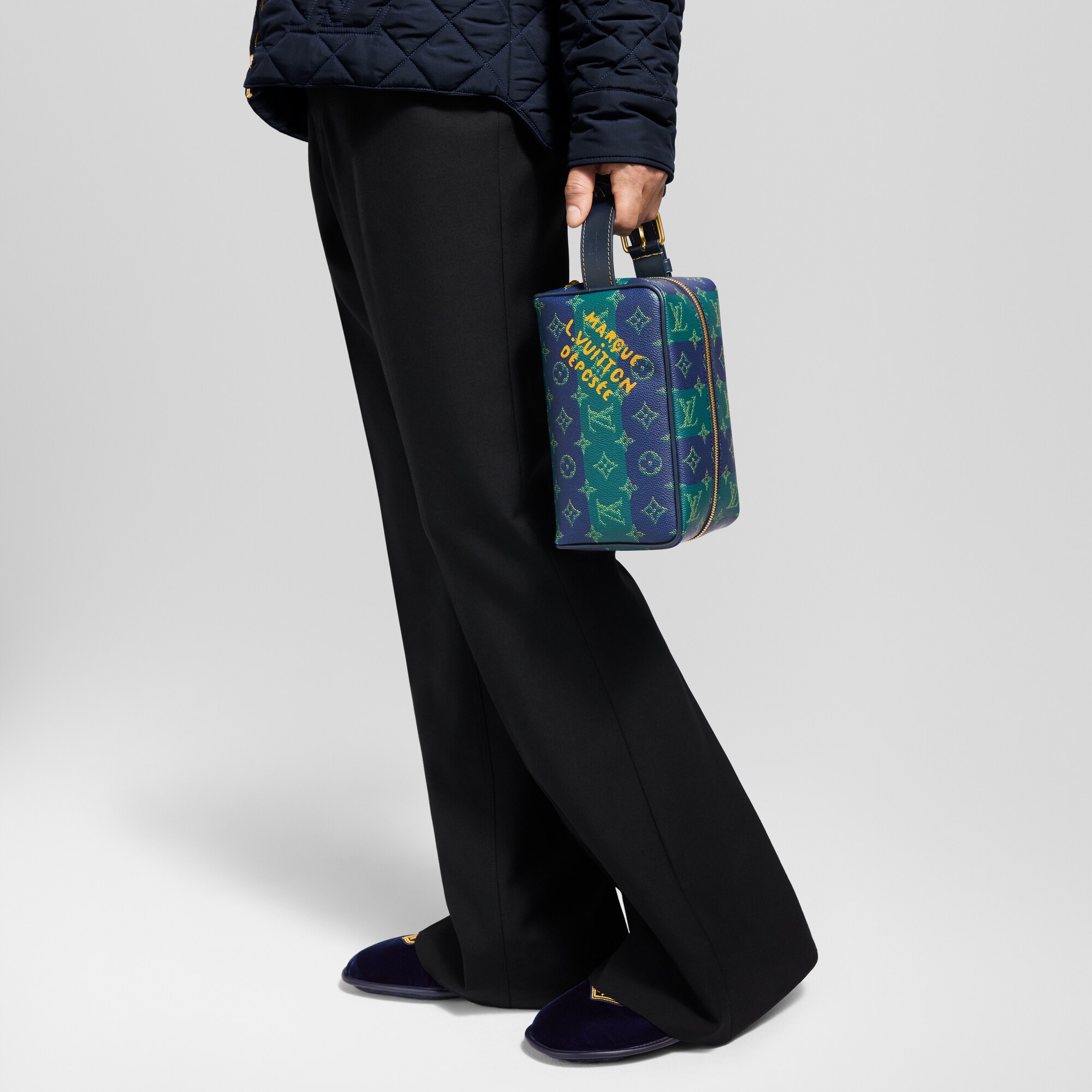 Trousse toilette Locker Dopp Kit Monogram Heritage Uomo Viaggio Accessori da Viaggio | LOUIS VUITTON (Zoom prodotto)