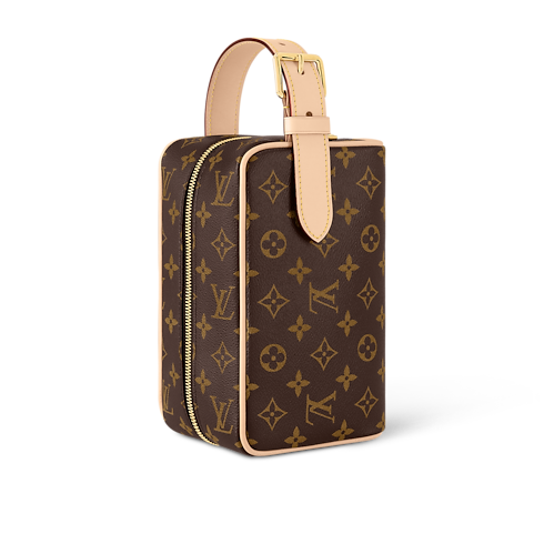 Trousse toilette Locker Dopp Kit Tela Monogram Uomo Viaggio Accessori da Viaggio | LOUIS VUITTON (Zoom prodotto)