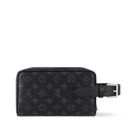 Trousse toilette Locker Dopp Kit Tela Monogram Eclipse Uomo Viaggio Accessori da Viaggio | LOUIS VUITTON (Zoom prodotto)