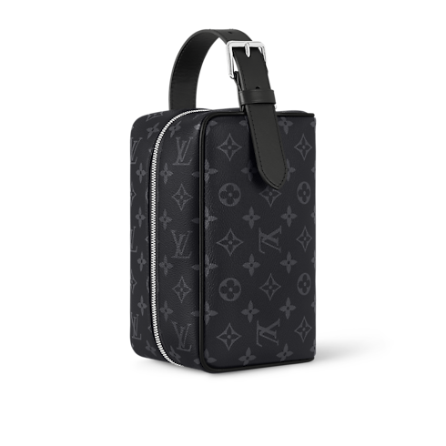 Trousse toilette Locker Dopp Kit Tela Monogram Eclipse Uomo Viaggio Accessori da Viaggio | LOUIS VUITTON (Zoom prodotto)